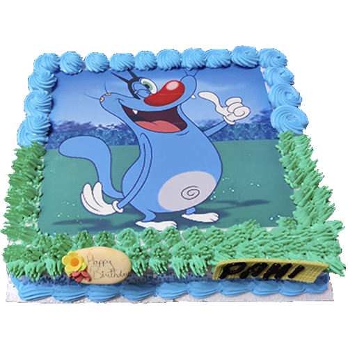 Oggy and the Cockroaches themed cake... - The Cake Box Lady | Facebook